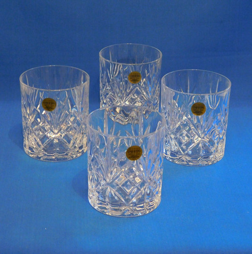 Vintage capri crystal - x4,
