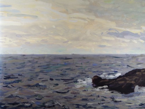 Original gouache paper - original, 'a