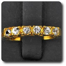 White Sapphire Ring 925 Silver