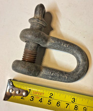 large vintage galvanised D SHACKLE