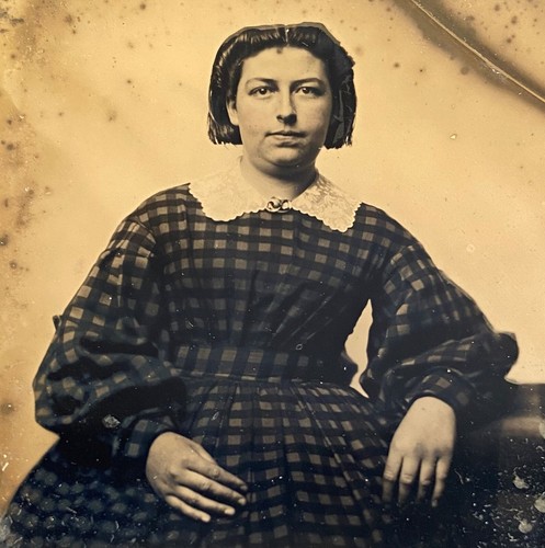 Old vintage antique ambrotype - old,