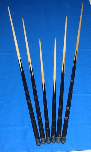 Snooker pool table cues - table, 6