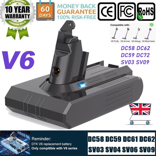 For dyson v6 - 21.6v,