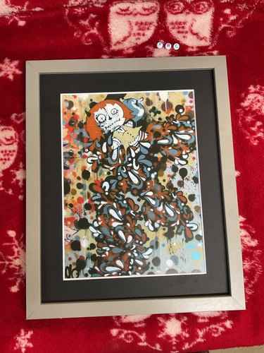 Rare framed art print - art,