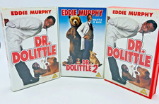 Dr Dolittle 1 & 2 VHS Video Tape 1998 Comedy Eddie Murphy PG Vintage Movies