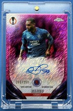 2023-24 Topps Chrome Danilo Pink Shimmer Refractor Auto /250 Rangers  Mag Case 