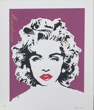 BAMBI - STREET ART “MONADONNA (Madonna) - PLUM”  EDITION 47/50 - PENCIL SIGNED