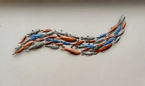Handmade copper silver blue - handmade,