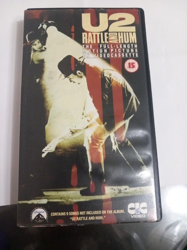 Rattle and hum vhs video - rattle,