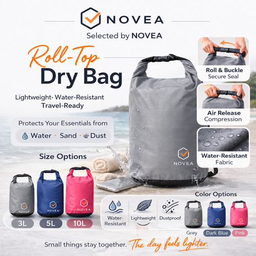 Novea waterproof dry bag - bag, roll