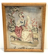 Antique Needlepoint Sampler