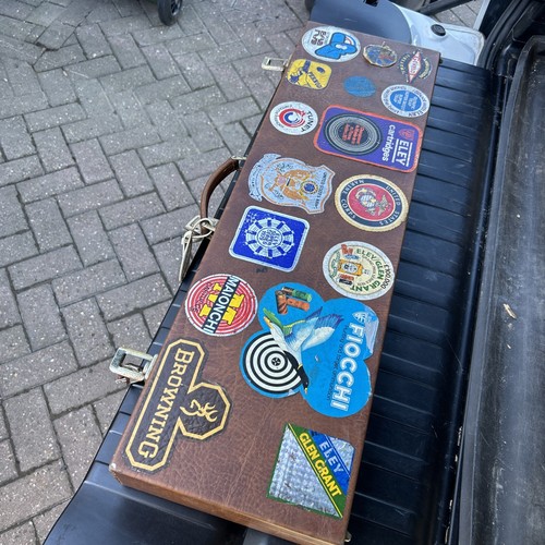 Vintage gun case with - case, &