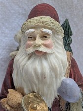 ST. NICK HP FIGURE CARRY'G BASKET W/TREE LAMB BALL BELL TOY BEAR ROCKING HORSE