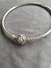 Pandora Clasp Bangle With Star