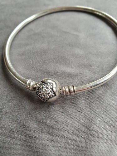 Pandora clasp bangle - pandora, star