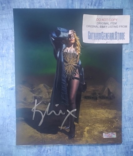 Kylie minogue hand signed - kylie,
