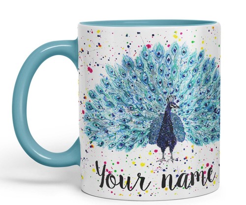 Personalised name peacock - name,