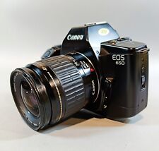 35mm SLR Camera Canon Eos 650 With Canon EF 28-80mm Ultrasonic Lens - Working