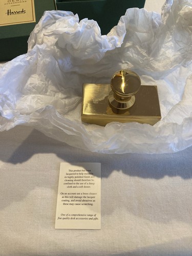 Harrods brass rocker ink - harrods,