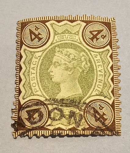 1887 1892 jubilee 4d - 1887-1892,