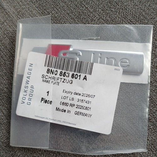 Genuine new audi line badge - audi,