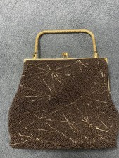 VINTAGE 1960s  BEADED HANDBAG