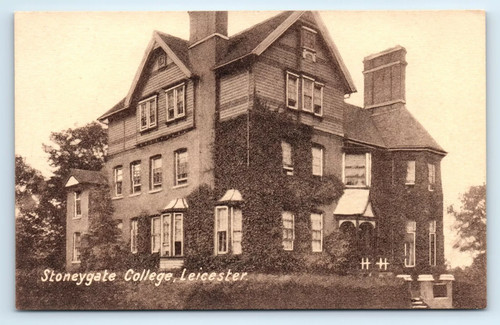 Postcard leicester stoneygate - leicester,