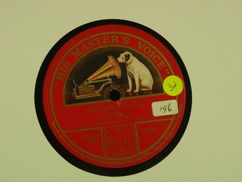 Fritz kreisler humoreske 78rpm - fritz,