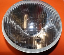 26570083 TRIUMPH T140 BSA A65 LUCAS H4 7" HEADLIGHT LENS WITH PILOT LIGHT