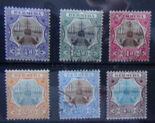 Bermuda 1906 - 1909 to 4d Used