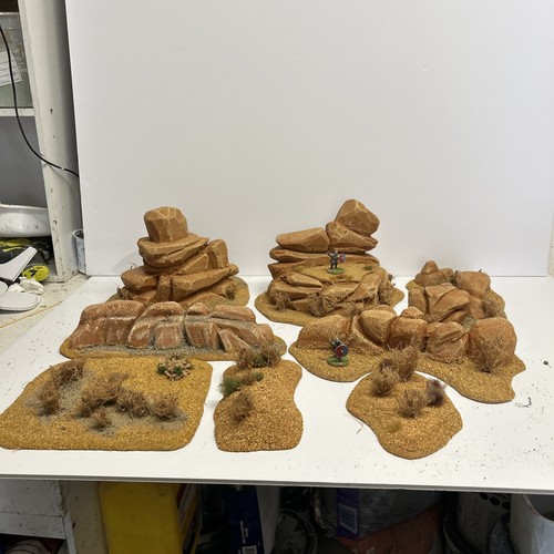 Set rocky desert - of,