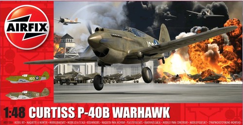 Airfix a05130a curtiss 40b - a05130a, p-40b