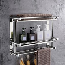2 Tier Towel Rail Holder