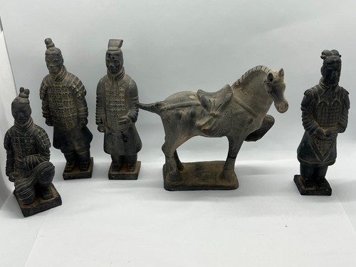Vintage chinese terracotta - 5x,