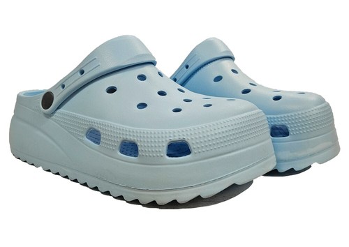 Ladies platform wedge clogs - platform,