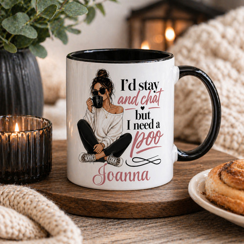 Personalised funny coffee mug - personalised,