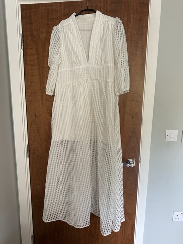 White maxi dress size - white,