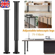 710-1100MM Adjustable Kitchen Worktop/Desk/Breakfast Bar Table Leg 60mm Bar UK