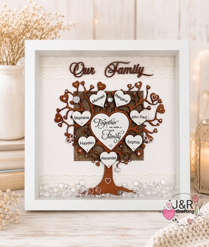 Personalised family tree frame - family,