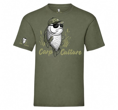 Mens carp fishing - t, shirt-