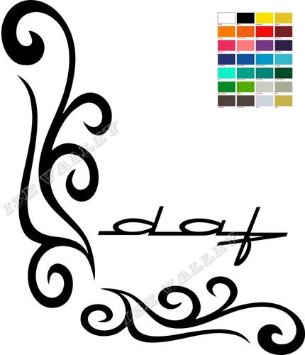 Daf window vinyl - daf,