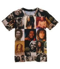 Bob Marley 3D Print T-Shirt