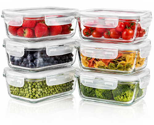 Leom glass food storage - leom,