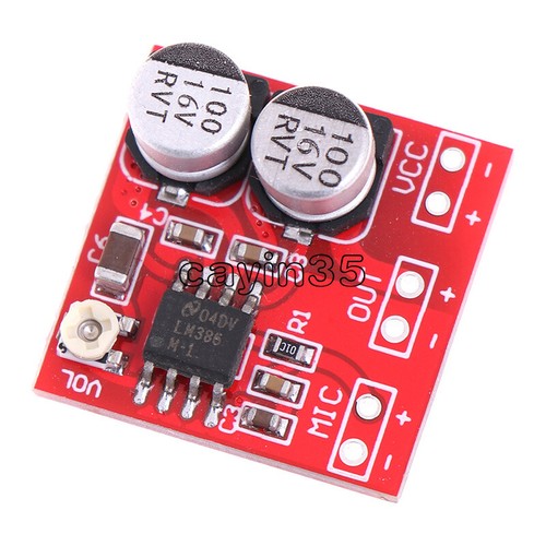 Dc4 12v lm386 electret - dc4-12v,