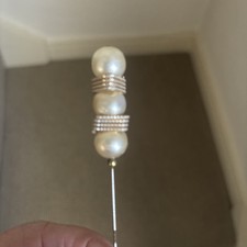 Vintage Pearl Hat Pin