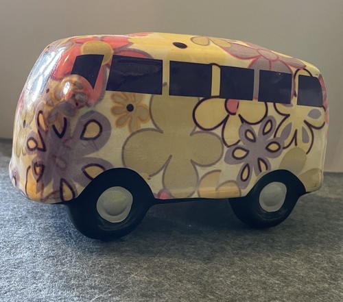 Hippy style ceramic van - ceramic, vw