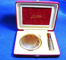 Vintage Boxed Stratton Compact + Atomiser Presentation Set, Unused