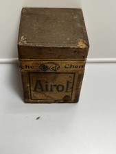 Antique Airol Pharmaceutical Box Apothecary Pharmaceutical Original