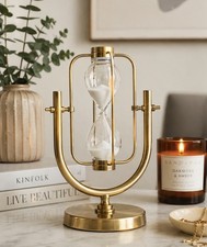 Large brass hourglass - large,