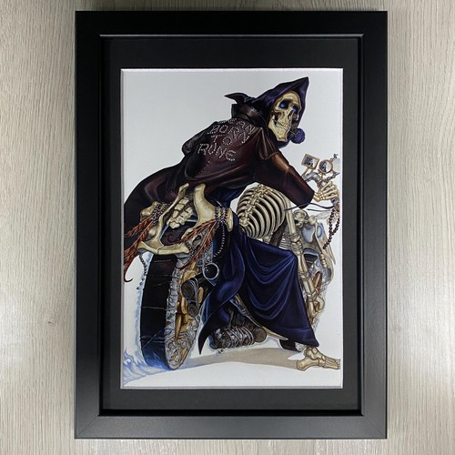 Framed death born rune - framed,